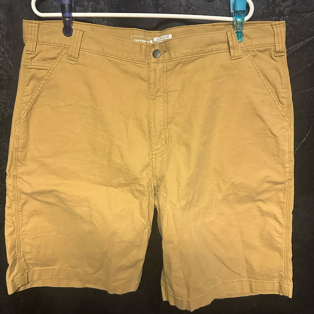 Carhartt Men's Khaki Flat Front Shorts